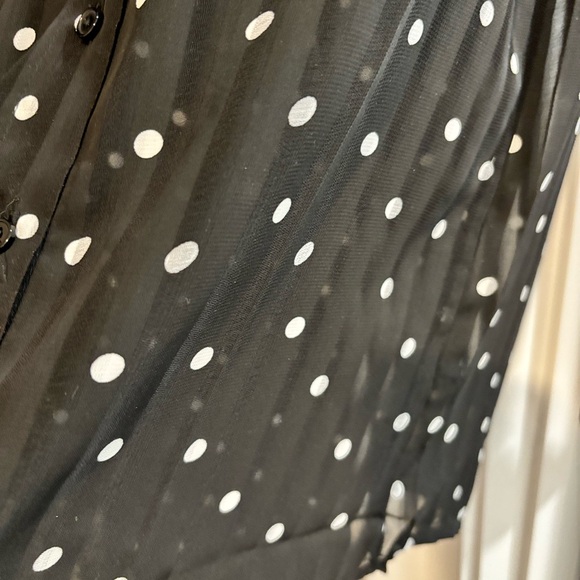 Polka dot stripe blouse - Picture 2 of 3